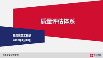 房地产开发公司运营工程部 质量评估体系 2018版 46页
